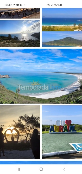 House for vacation rental in Arraial do Cabo (Praia do Pontal)