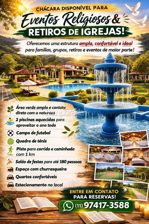 Ranch for vacation rental in Ibiúna (Condominio West Lake)