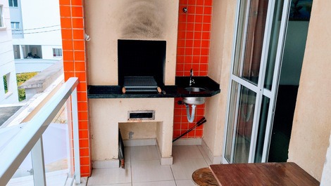 3 habitaciones en Praia Grande 🌊 A 80m del mar Aire acondicionado, Wi-Fi, Piscina