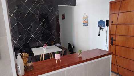 Apartamento de 2 habitaciones en Praia da Guilhermina con wi-fi y vista al mar