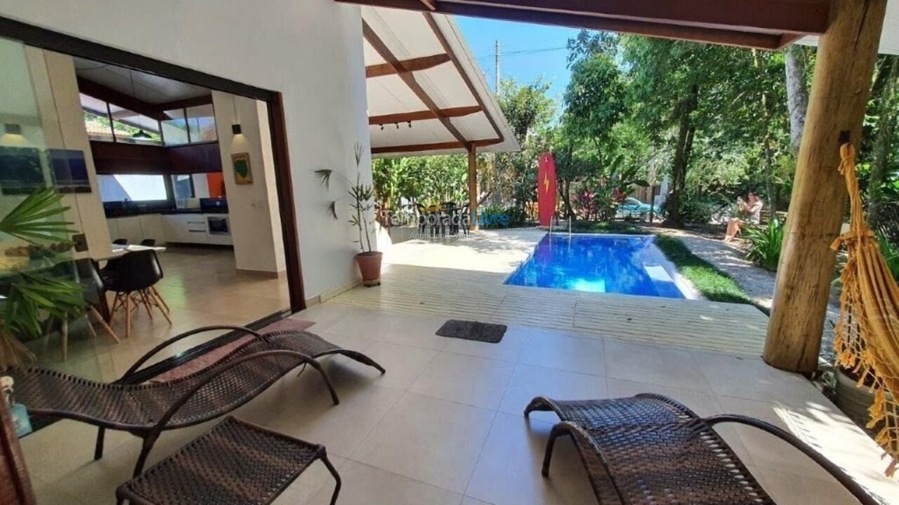 Casa para alquiler de vacaciones em Ubatuba (Itamambuca)