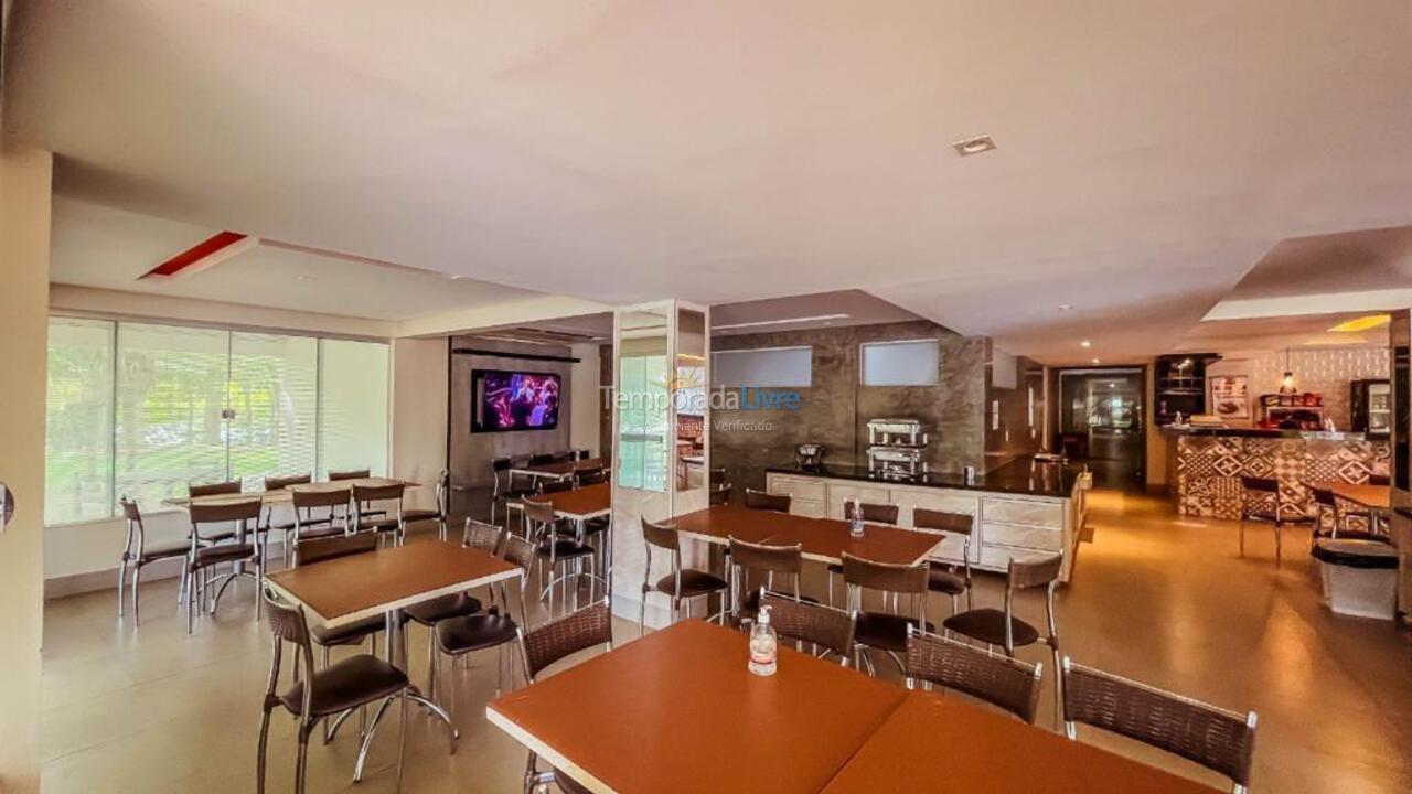 Apartamento para aluguel de temporada em Caldas Novas (Pontal do Lago)