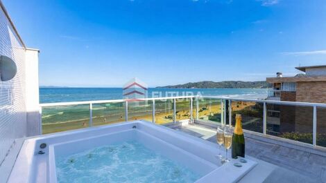 LA002EF - COBERTURA DUPLEX 04 SUÍTES FRENTE MAR - MARISCAL BOMBINHAS