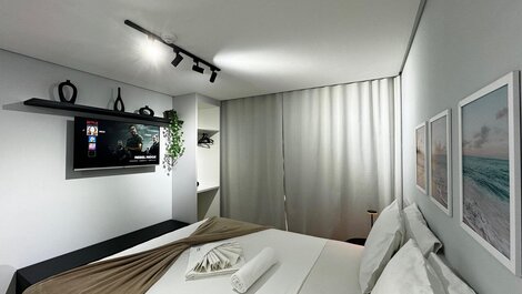 Apartamento moderno en edificio frente al mar en João Pessoa.