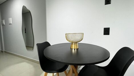 Apartamento moderno en edificio frente al mar en João Pessoa.