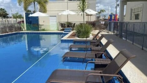 Apto com Varanda Vista Mar em Cabedelo