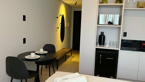 Flat p/ 2 pessoas-Alta Garden Pé Na Areia