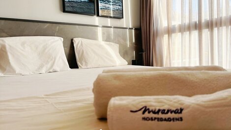 Flat p/ 2 pessoas-Alta Garden Pé Na Areia