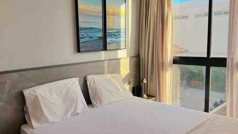 Flat p/ 2 pessoas-Alta Garden Pé Na Areia