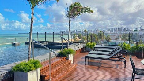 Flat Com Vista Mar no Jardim Oceania