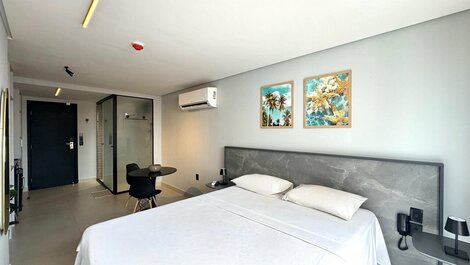 Flat Novo e Moderno À Beira Mar