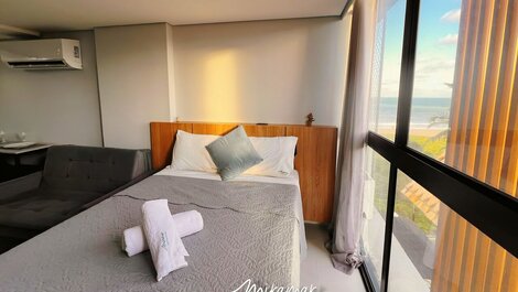 Flat p/ 3 pessoas Vista Mar Lateral - Miramar