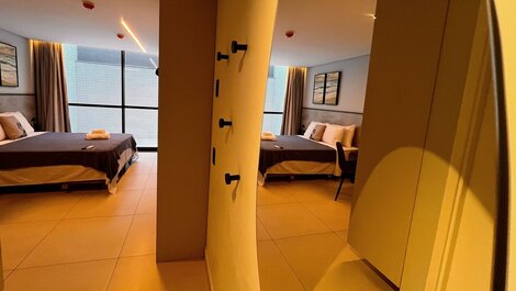 Flat com Terraço Alta Garden- Miramar Hospedagens