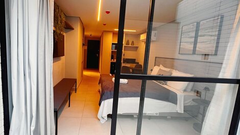 Flat com Terraço Alta Garden- Miramar Hospedagens