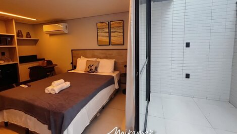 Flat com Terraço Alta Garden- Miramar Hospedagens