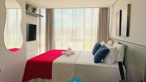 Flat com Vista-Mar da Janela -Miramar Hospedagens