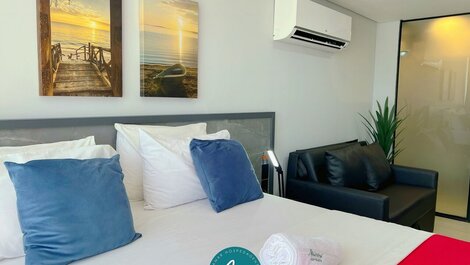 Flat com Vista-Mar da Janela -Miramar Hospedagens