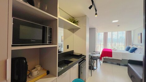 Flat com Vista-Mar da Janela -Miramar Hospedagens