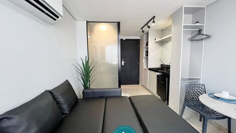 Flat com Vista-Mar da Janela -Miramar Hospedagens