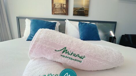 Flat com Vista-Mar da Janela -Miramar Hospedagens