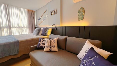 Flat Charmoso com Vista-Mar-Miramar