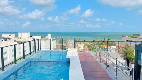 Flat no Acqua Tambaú para Casal -Miramar