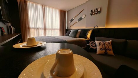 Flat Charmoso com Vista-Mar-Miramar