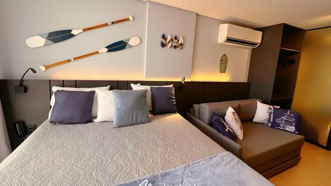 Flat Charmoso com Vista-Mar-Miramar