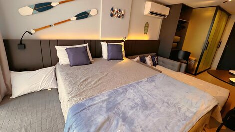 Flat Charmoso com Vista-Mar-Miramar