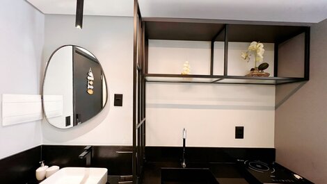 Flat Charmoso com Vista-Mar-Miramar