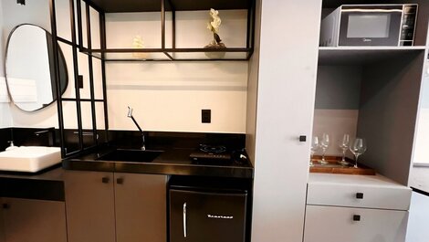 Flat Charmoso com Vista-Mar-Miramar