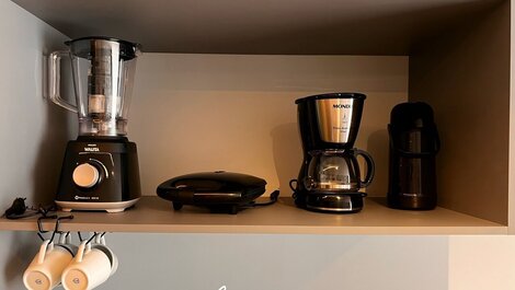 Flat Charmoso com Vista-Mar-Miramar