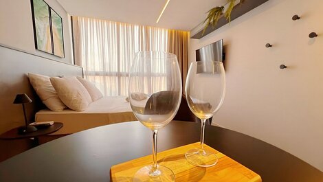 Charmoso Flat no Alta Garden- Miramar Hospedagens