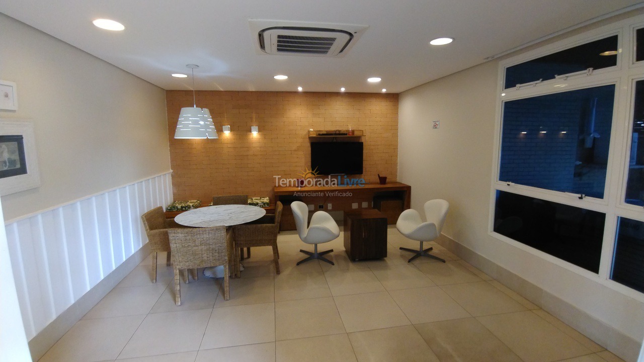 Apartamento para aluguel de temporada em Bertioga (Riviera de São Lourenço)