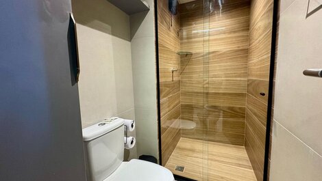 Flat para Casal c/ Varanda Vista Mar Alta Marine