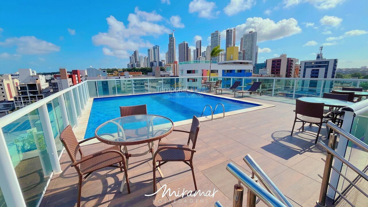 Apartamento para aluguel de temporada em João Pessoa (Cabo Branco)