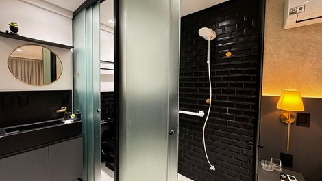 Flat Moderno Proximo a Praia no Get By Side