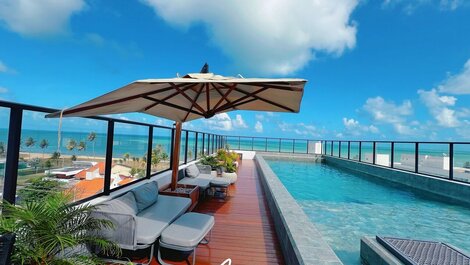 Flat Moderno Proximo a Praia no Get By Side