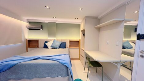 Flat p/ 3 pessoas no Cabo Branco