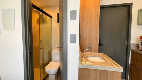 Flat p 2 pessoas no Garden Haus