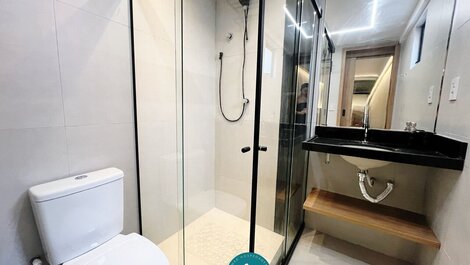 Flat p/ 3 pessoas no Cabo Branco