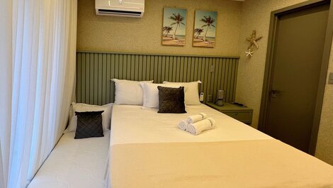 Apartment for 3 people with balcony in Jardim Oceania