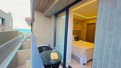 Apartment for 3 people with balcony in Jardim Oceania