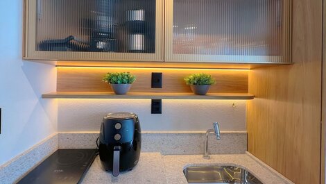 Flat sofisticado no Jardim Oceania