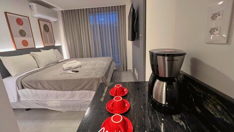 Flat p/ 3 pessoas no Hit Cabo Branco-Miramar