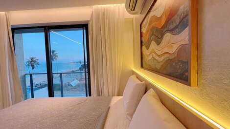 Flat vista mar no Jardim Oceania