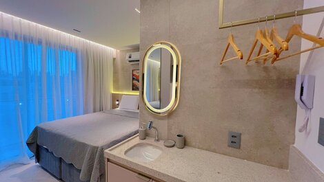 Flat vista mar no Jardim Oceania