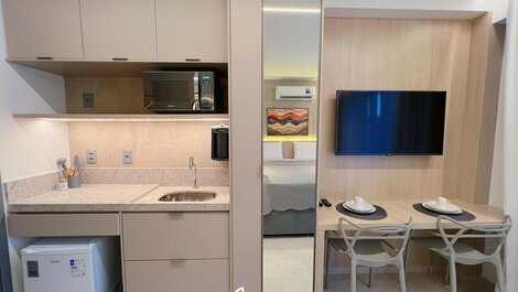 Flat vista mar no Jardim Oceania