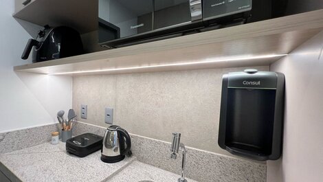 Flat vista mar no Jardim Oceania