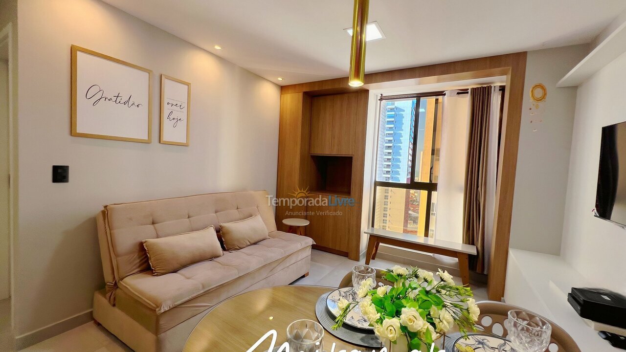 Apartamento para aluguel de temporada em João Pessoa (Tambaú)